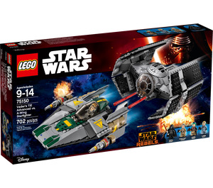 LEGO Vader's TIE Advanced vs. A-wing Starfighter Set 75150 Packaging