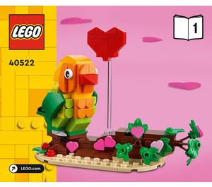 LEGO Valentine Lovebirds Set 40522 Instructions