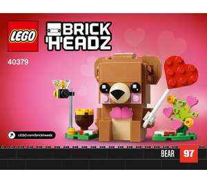 LEGO Valentine's Bear Set 40379 Instructions