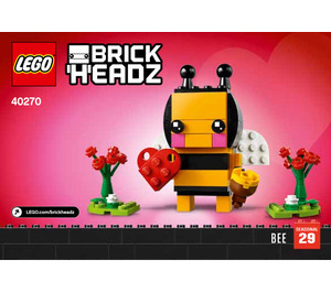 LEGO Valentine's Bee Set 40270 Instructions