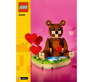 LEGO Valentine's Brown Bear Set 40462 Instructions