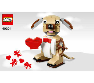 LEGO Valentine's Cupid Chien 40201 Instructions