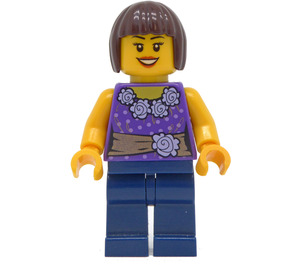 LEGO Valentine's Dag Aftensmad Kvinde Minifigur