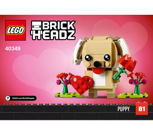 LEGO Valentine's Puppy Set 40349 Instructions