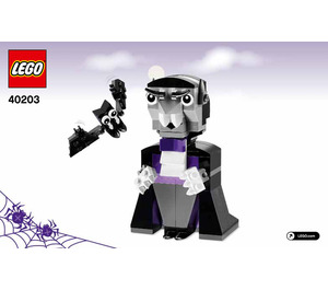 LEGO Vampire en Vleermuis 40203 Instructions