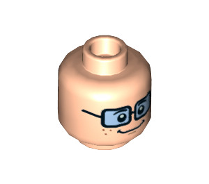 LEGO Velma Minifigure Head (Recessed Solid Stud) (3626 / 23205)