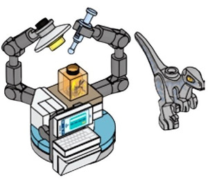 LEGO Velociraptor Baby with DNA Lab Set 122405
