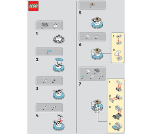 LEGO Velociraptor Baby with DNA Lab Set 122405 Instructions