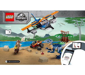 LEGO Velociraptor: Biplane Rescue Mission Set 75942 Instructions