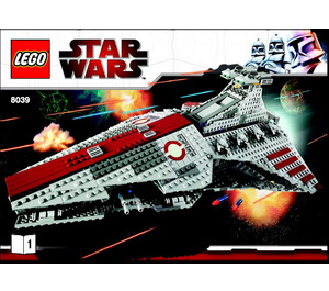 LEGO Venator-class Republic Attack Cruiser 8039 Instructions