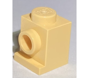 LEGO Heel licht oranje Steen 1 x 1 met Koplamp en geen slot (4070 / 30069)