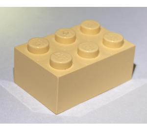 LEGO Very Light Orange Brick 2 x 3 (3002)