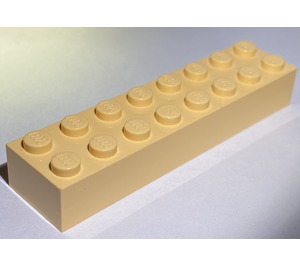 LEGO Heel licht oranje Steen 2 x 8 (3007 / 93888)