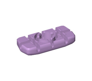 LEGO Meget lys lilla Rectangular Clikits Icon med Hul 1 x 3 (51036)