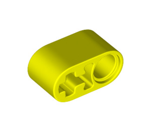 LEGO Leuchtendes Gelb Strahl 2 mit Achse Loch und Stift Loch (40147 / 74695)