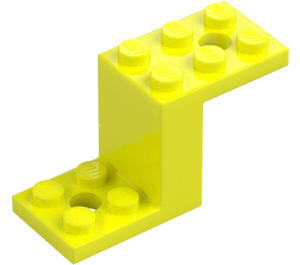 LEGO Levende gul Brakett 2 x 5 x 2.3 og Indre knottholder (28964 / 76766)