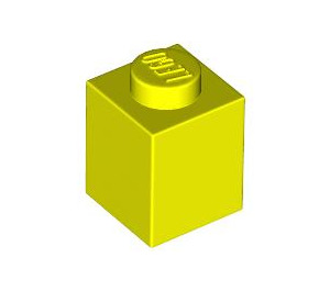 LEGO Leuchtendes Gelb Backstein 1 x 1 (3005 / 30071)