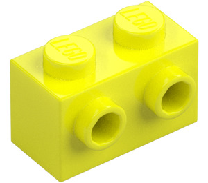 LEGO Żywy żółty Cegła 1 x 2 z Szpilki NA Jeden Strona (11211)