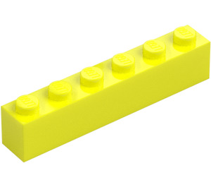 LEGO Vibrant Yellow Brick 1 x 6 (3009 / 30611)