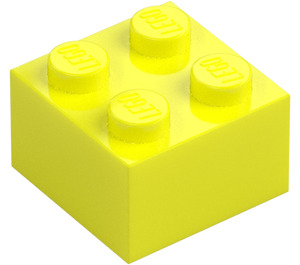 LEGO Живо жълто Тухла 2 x 2 (3003 / 6223)