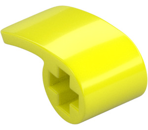 LEGO Vibrant Yellow Curved Panel 2 x 1 x 1 (89679)