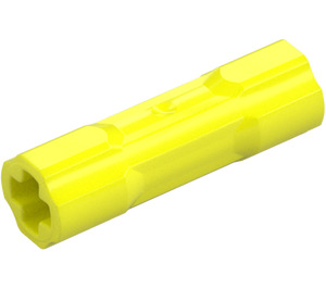 LEGO Leuchtendes Gelb Extension mit Achse Löcher (26287 / 42195)