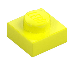 LEGO Vibrant Yellow Plate 1 x 1 (3024 / 30008)