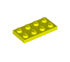 LEGO Vibrant Yellow Plate 2 x 4 (3020)