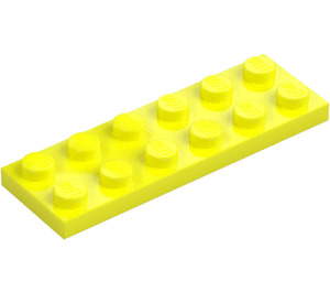 LEGO Żywy żółty Talerz 2 x 6 (3795)