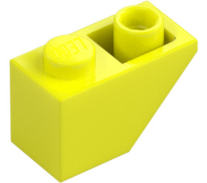 LEGO Jaune Vif Pente 1 x 2 (45°) Inversé (3665)