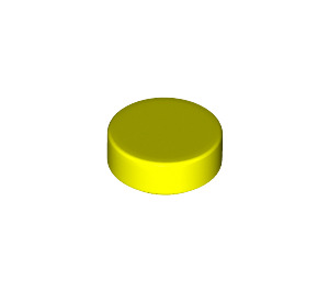 LEGO Levendig geel Tegel 1 x 1 Ronde (35381 / 98138)