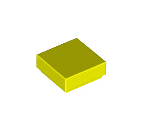 LEGO Vibrant Yellow Tile 1 x 1 with Groove (3070 / 30039)