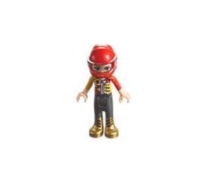 LEGO Vicky mit Rot Helm Minifigur