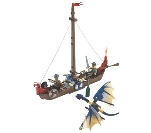 LEGO Viking Boat against the Wyvern Dragon Set 7016