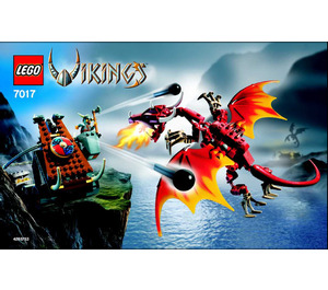 LEGO Viking Catapult versus the Nidhogg Dragon  7017 Instructions