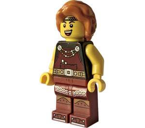 LEGO Viking - Dark Red Overalls Minifigure