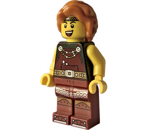 LEGO Viking - Dark rot Overalls Minifigur
