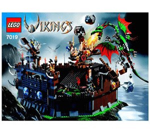 LEGO Viking Fortress against the Fafnir Drachen 7019 Instructions