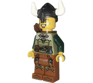 LEGO Viking, Olive Зелений Сорочка Мініфігурка