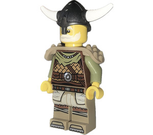 LEGO Viking - Reddish Brown Shirt minifiguur