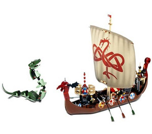 LEGO Viking Ship challenges the Midgard Serpent 7018