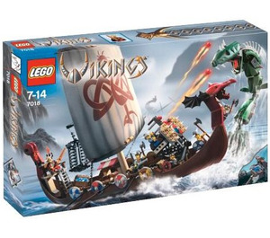LEGO Viking Ship challenges the Midgard Serpent 7018 Packaging