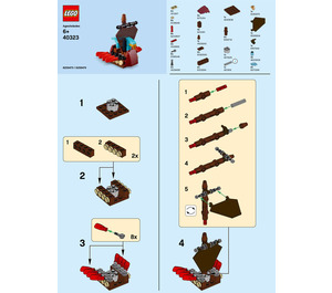 LEGO Viking Ship Set 40323 Instructions