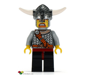 LEGO Viking Warrior med Angry Ansigt Minifigur