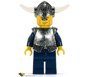 LEGO Viking Warrior con Armatura Breastplate e Chin Dimple Minifigure