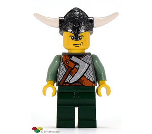 LEGO Viking Warrior with Grumpy Face Minifigure