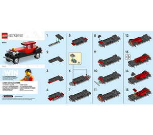 LEGO Vintage Car Set 30644 Instructions