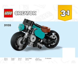 LEGO Vintage Motorcycle Set 31135 Instructions