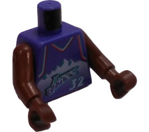LEGO Violet Karl Malone, Utah Jazz Torse