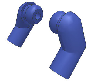LEGO Violet Minifigure Arms (Left and Right Pair)
